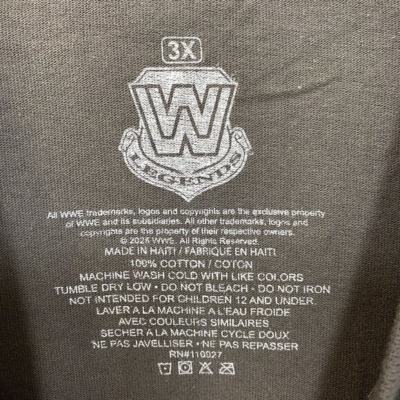 WWE Triple H King Of Kings Wrestling T-Shirt 3X - Picture 4 of 4